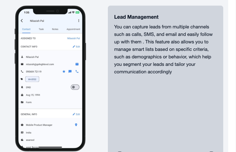 Lead Management