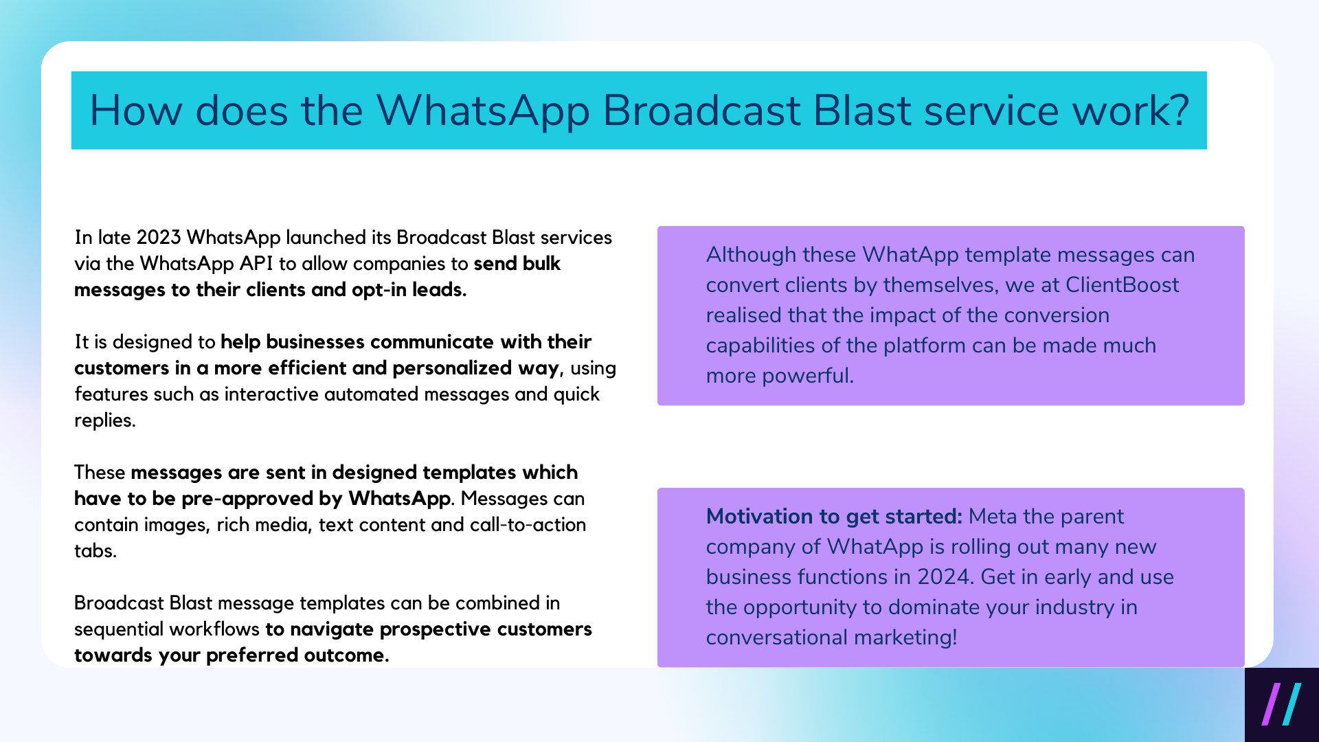 How WhatsApp Bulk Broadcast works